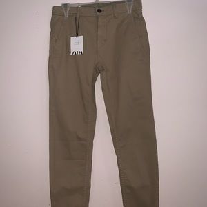 Zara men’s khakis skinny fit pants, size 29